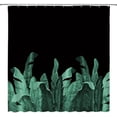 thumbnail image 1 of Tropical Leaves Shower Curtain Palm Leaf Botanical Summer Plant Modern Simple Fabric Bathroom Decor Set with Hooks（84" Wx70 H）, 1 of 3