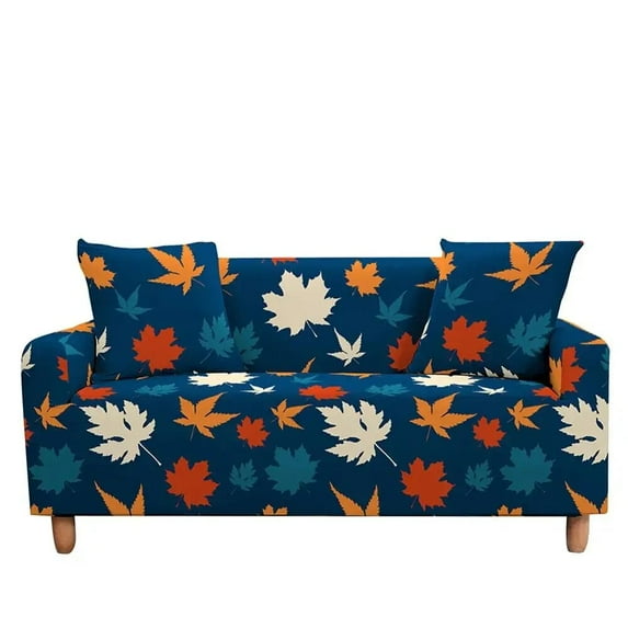 Tropical Leaves Slip-resistant Stretch Sofa Cover Soft Couch Cover Living Room Slipcover Recliner Sofa Cover Fundas
