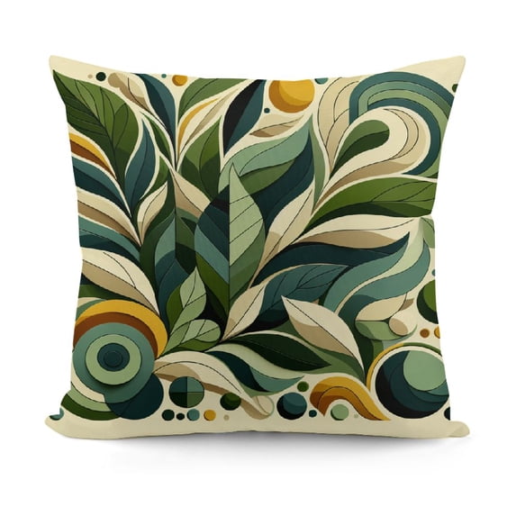 Tropical Leaves Throw Pillow Covers Summer Palm Leaf Sunset Decorative Pillows Case Soft Velvet Cushion Covers for Outdoor Couch Sofa Patio Decor