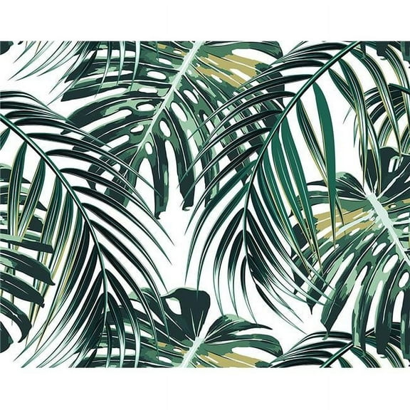 Tropical Leaves Wall Mural