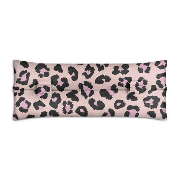 Tropical Leopard Print Chemo Port Pillow - Seatbelt Cushion for Mastectomy Recovery & Abdominal Surgery Support | Comfortable & Lightweight