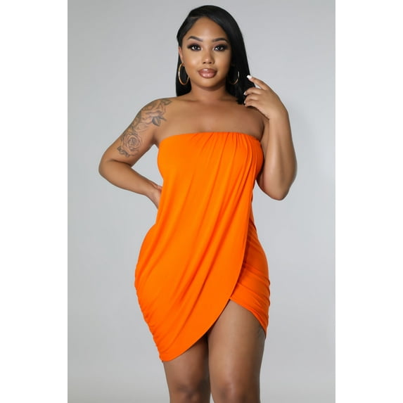 Tropical Lights Criss Cross Dress