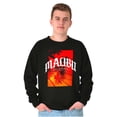 thumbnail image 1 of Tropical Malibu California Palm Trees Sweatshirt for Men or Women Brisco Brands S, 1 of 6