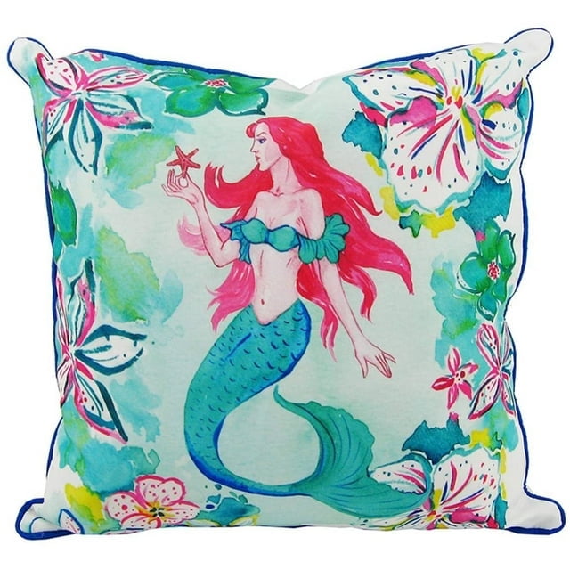 Mermaid Pillow Amazon Tropical Mermaid Pillow