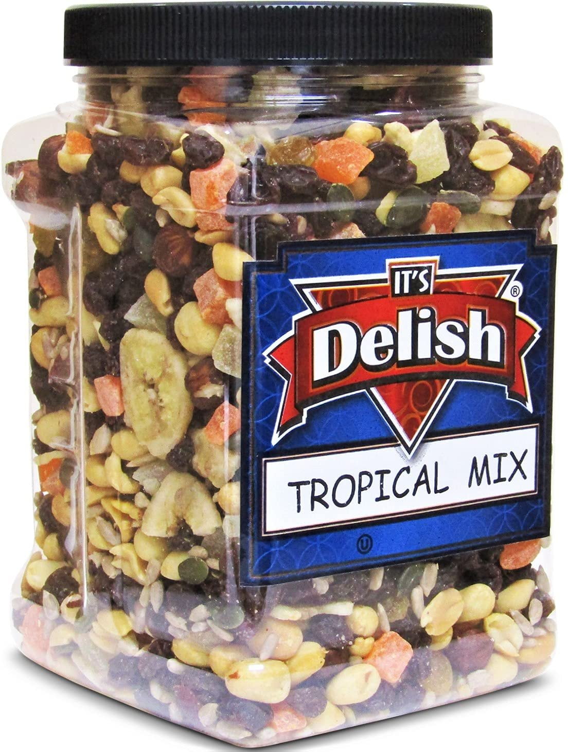 Tropical Mix Fruit and Nuts Trail Mix by Its Delish Bulk 2.5 lbs Jumbo ...