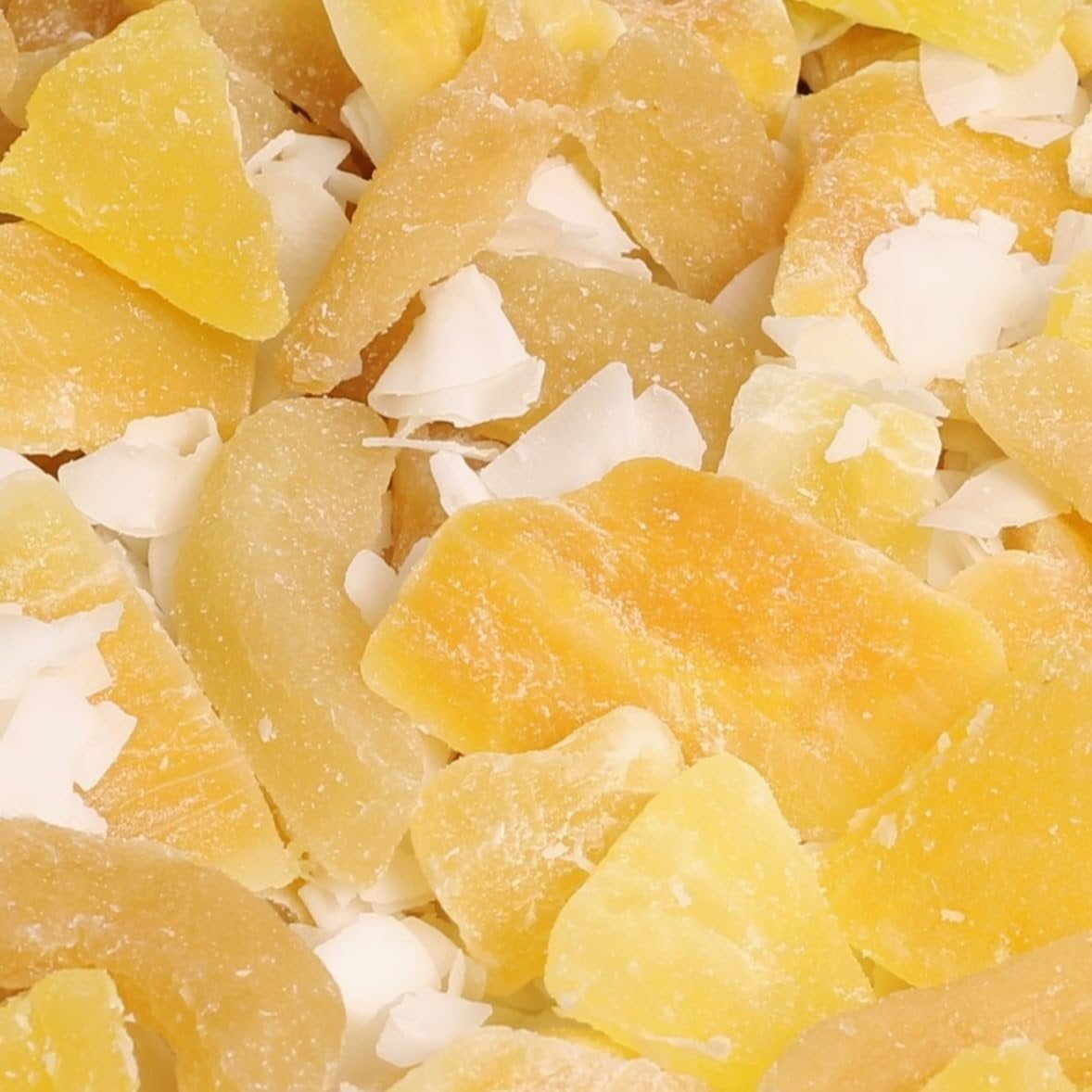 Tropical Mixed Dried Fruit Medley - by Its Delish, 10 Lbs Bulk Bag  Healthy Snacks for Adults  Fresh Snack Mix Dry Fruit  Pineapple Mango Guava Coconut  Vegan, Kosher