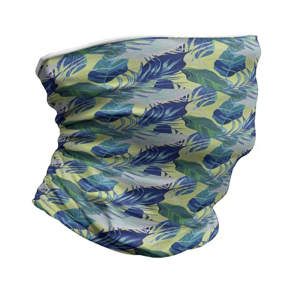 Tropical Neck Gaiter, Exotic Rainforest Jungle, Unisex, Multicolor, by Ambesonne