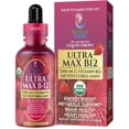 thumbnail image 1 of Tropical Oasis Ultra Max B12 Drops, Liquid Vitamin Supplement with Methylcobalamin for Energy Boost, Metabolic Support, Brain & Heart Health, Strawberry, 4 fl oz, 60 Servings, 1 of 7