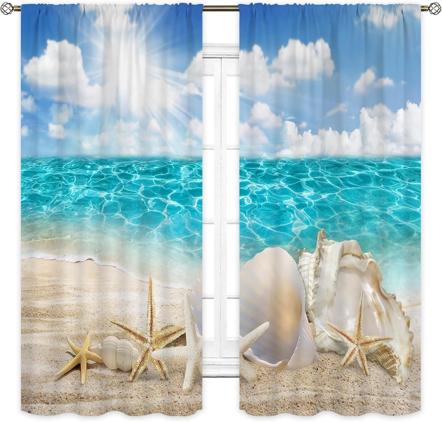 Beach Curtains For Bedroom