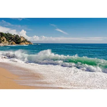 CHNYWORK 7x5ft Ocean Waves Backdrop Blue Surf Wave Summer Ocean Surfer Waves Water Background Summer Surfing Party Decorations Photo Booth Studios Props Wallpaper