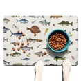 thumbnail image 1 of Tropical Ocean Fish Dog Placemat - Non-Slip Waterproof Pet Bowl Mat - Eco-Friendly & Quick Dry for Easy Maintenance, 1 of 5