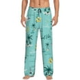 thumbnail image 1 of Tropical Ocean Palm Tree Men'S Pajama Pants Soft Sleep Lounge Pants Pjs Bottoms With Pockets 3x-Large, 1 of 6