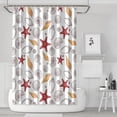 thumbnail image 1 of Tropical Ocean Shower Curtain 72x72 Inches Waterproof Seaside Theme Bath Drapes Premium Polyester Fabric Quick-Dry, 1 of 4