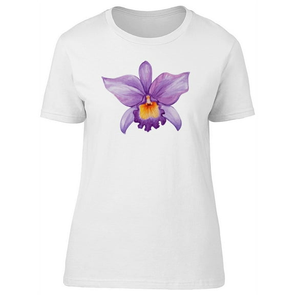 Tropical Orchid Purple Tee Women's -Image by Shutterstock