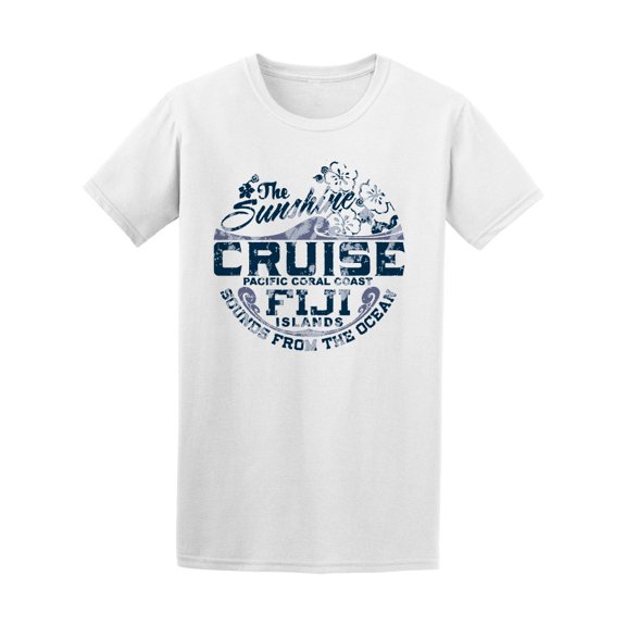 Tropical Pacific Coral Coast T-Shirt Men -Image by Shutterstock, Male XX-Large