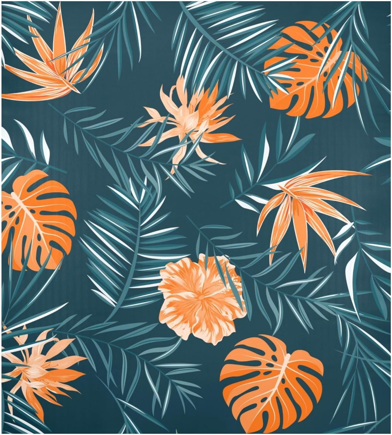 Tropical Palm Leaf Dishwasher Magnet Covers for The Front Magnetic ...