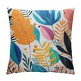 thumbnail image 1 of Tropical Palm Leaf Pillow Covers Tropical Flowers Throw Pillow Covers Abstract Art Outdoors Decorative Cushion Case for Bed Couch Sofa Home, 1 of 5
