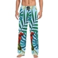 thumbnail image 1 of Tropical Palm Leaves Ghost Pajama Pants, Men's Lounge Pants Light with Drawstring and Pockets, Christmas New Year Birthday Father's Day Gifts, Medium, 1 of 7