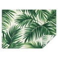 thumbnail image 1 of Tropical Palm Leaves in Hawaii Rectangle Tablecloth 60"x84",Waterproof Polyester Rectangle Table Cloth, Wipeable Spillproof Polyester Tablecloth for Dining, Camping, Indoor and Outdoor, 1 of 5