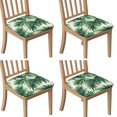 thumbnail image 1 of Tropical Palm Leaves in Hawaii Seat Covers for Dining Room Chairs Set Of 4,Stretch Printed Washable Chair Seat Cover with Elastic Ties and Button,Removable Waterproof Couch Cushion Covers, 1 of 6