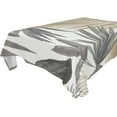 thumbnail image 1 of Tropical Palm Leaves Rectangle Tablecloth, Dust Proof Anti Wrinkle Wipeable Table Cloth Tabletop for of Dinner Kitchen Wedding Holiday Party 60"x120" Home Decor, 1 of 7