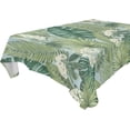 thumbnail image 1 of Tropical Palm Leaves Rectangle Tablecloth, Dust Proof Anti Wrinkle Wipeable Table Cloth Tabletop foration of Dinner Kitchen Wedding Holiday Party 54"x72" Decor Gift, 1 of 7