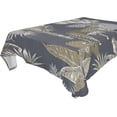 thumbnail image 1 of Tropical Palm Leaves Rectangle Tablecloth, Dust Proof Anti Wrinkle Wipeable Table Cloth Tabletop foration of Dinner Kitchen Wedding Holiday Party 54"x72" Decor Gift, 1 of 7