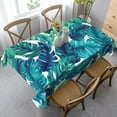 thumbnail image 1 of Tropical Palm Leaves Rectangle Tablecloths Table Table Cover Home Tablecloth for Kitchen Dining Party 60 X 84 Inch, 1 of 6