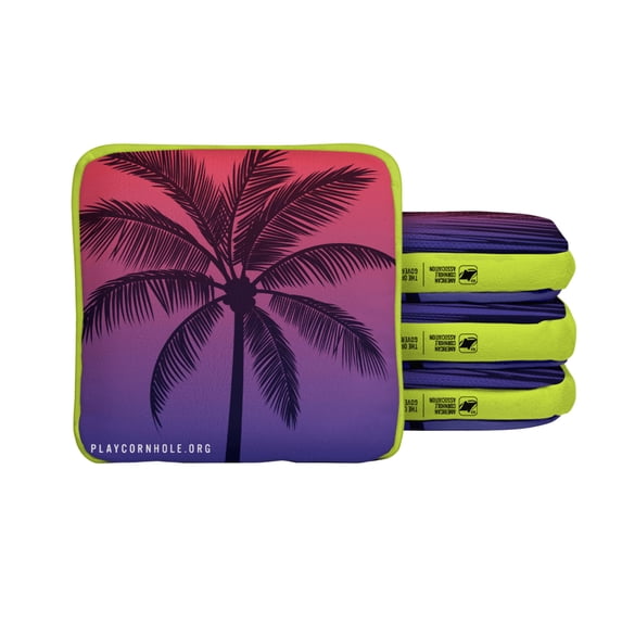 Tropical Palm Synergy Edge Cornhole Bags