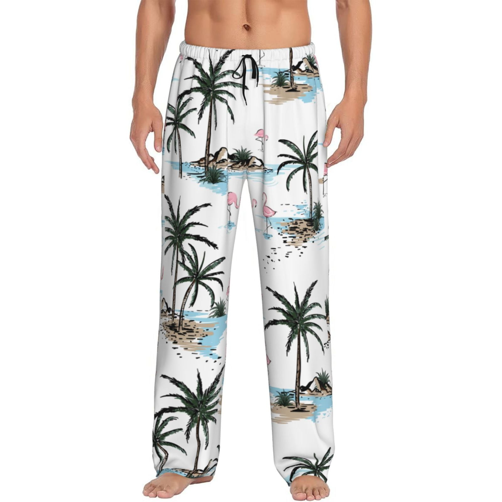Mint Palm Tree Pajama Pants