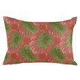 thumbnail image 1 of Tropical Palm Tree Throw Pillow Cover 12 x 20 Inch Decorative Pillow Cover Pink Green Leaves Summer Coastal Lumbar Pillowcase Seasonal Rectangle Cushion Case for Couch Sofa Bed Living Room, 1 of 9
