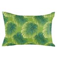 thumbnail image 1 of Tropical Palm Tree Throw Pillow Cover 24 x 36 Inch Decorative Pillow Cover Green Leaves Summer Coastal Plants Lumbar Pillowcase Seasonal Rectangle Cushion Case for Couch Sofa Bed Living Room, 1 of 9