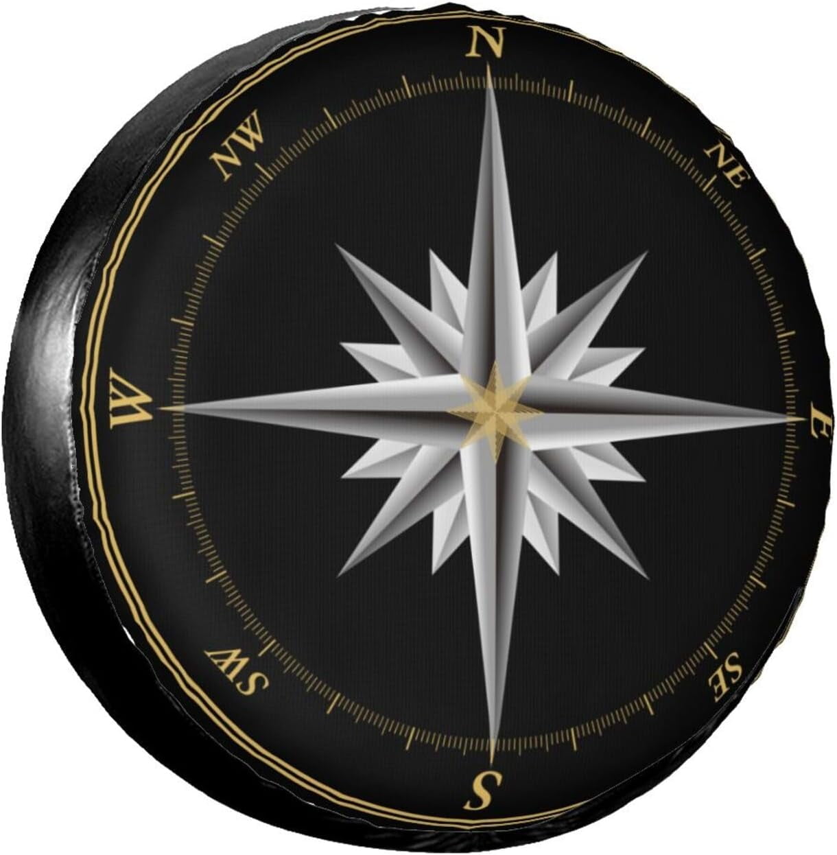 Tropical Palm Trees Ocean Beach Spare Tire Cover Waterproof Tire Wheel