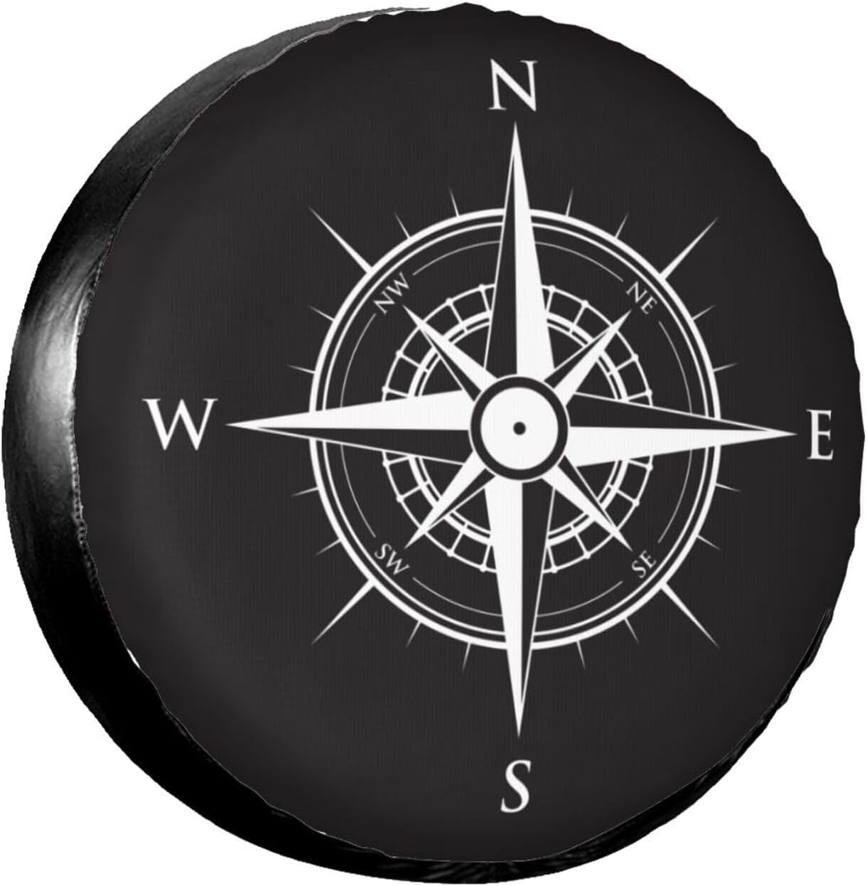 Tropical Palm Trees Ocean Beach Spare Tire Cover Waterproof Tire Wheel