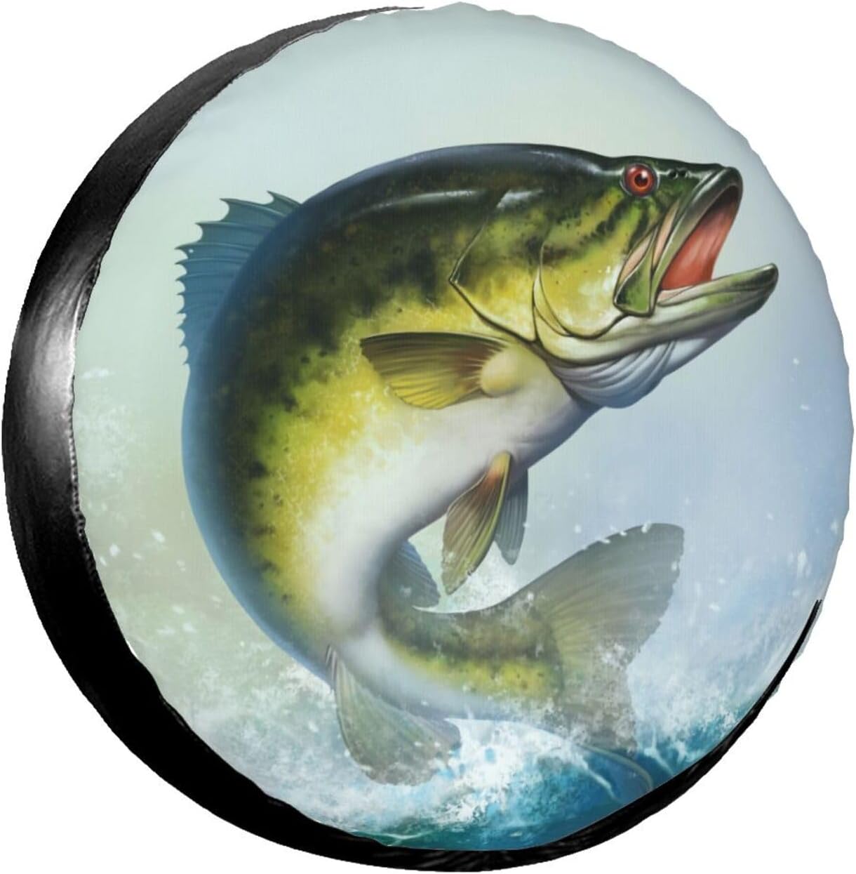 Tropical Palm Trees Ocean Beach Spare Tire Cover Waterproof Tire Wheel