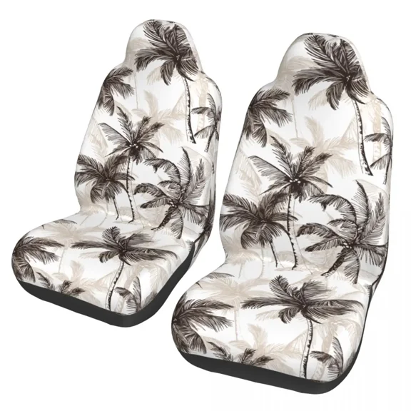 Tropical Palm Trees Universal Car Seat Cover for most cars For SUV Car Seats Covers Polyester Hunting