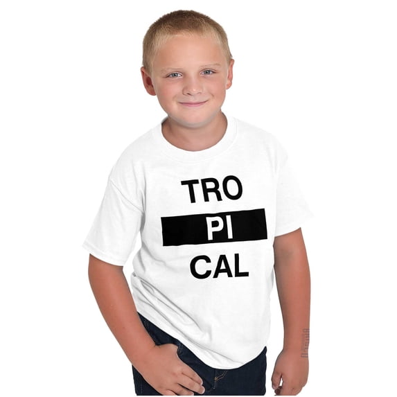 Tropical Paradise Vacation Beach Crewneck T Shirts Boy Girl Teen Brisco Brands S