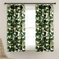 thumbnail image 1 of Tropical Paradise Window Curtain Panels Green 52X63 Set, 1 of 7