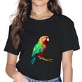 thumbnail image 1 of Tropical Parrot Bird Polygon Parrot owners Art T-Shirt, 1 of 4