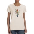 thumbnail image 1 of Tropical Parrots Iv T-Shirt Women -John Gould Designs, Female x-Large, 1 of 4