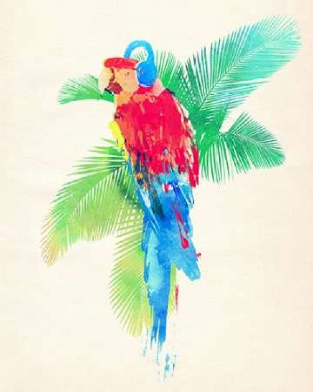 Tropical Party Canvas Art - Robert Farkas (24 x 30)