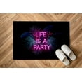 thumbnail image 1 of Tropical Party Design Rugs, Front Door Rug, Office Decor Rug, Modern Rug, Party Rugs, Party Neon Rugs, Personalized Gifts Rugs, Party Decor, 3.3'x9.2' - 100x280 cm, 1 of 7
