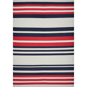 Tropical Patriotic Indoor / Outdoor Area Rug 4' x 6' 4' x 6'