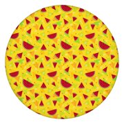 Peach Print Tablecloth
