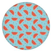 Peach Print Tablecloth