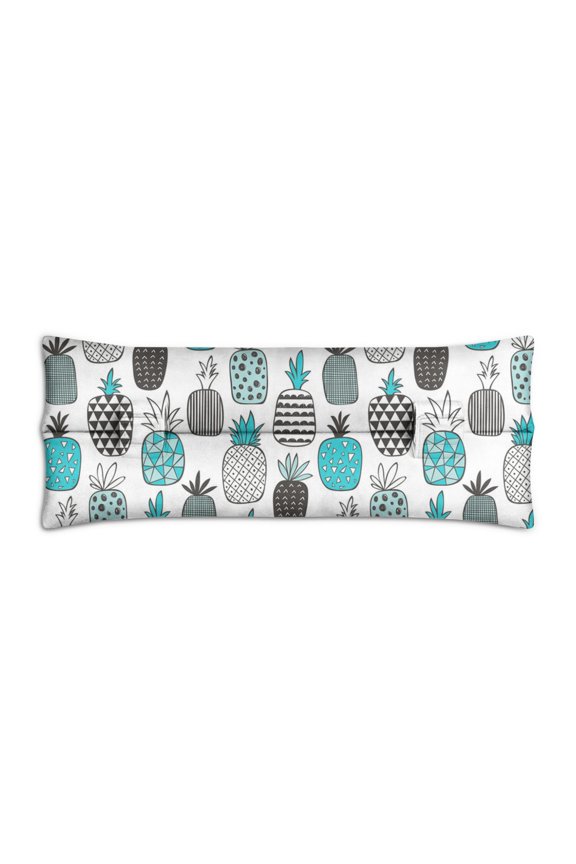 Tropical Pineapples Pillow - Vibrant Patterns for Post-Surgery Comfort