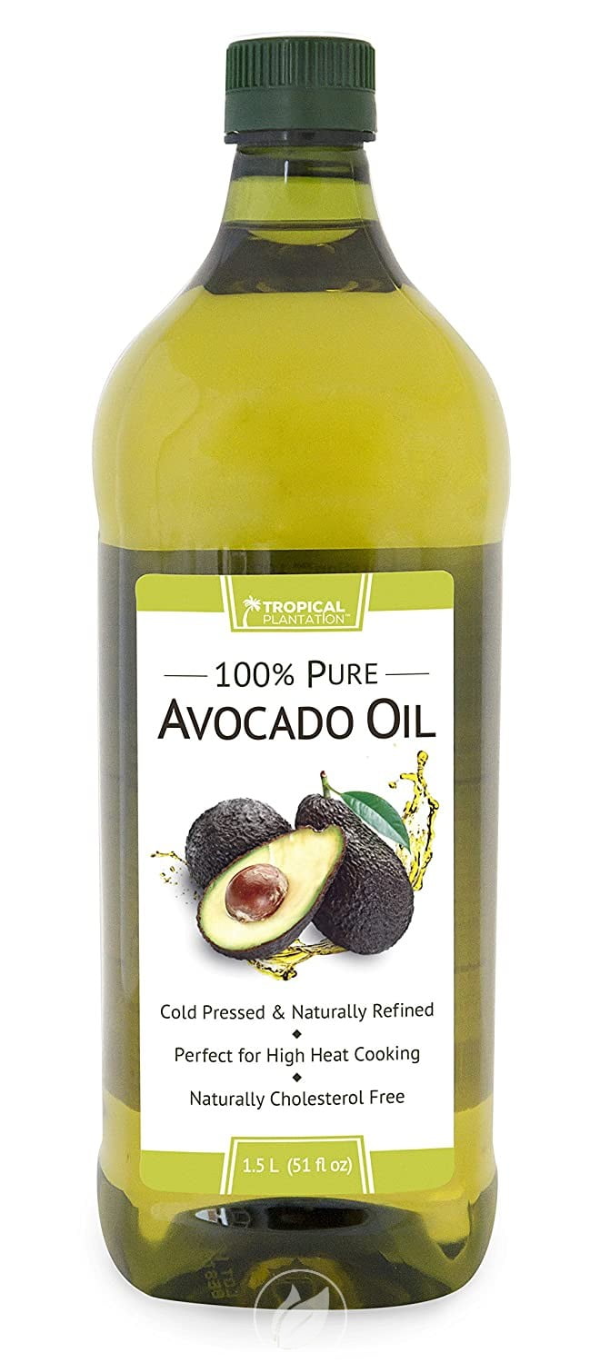 Tropical Plantation 51oz 100 Pure Avocado Oil, Cholesterol Free Made