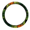 thumbnail image 1 of Tropical Plants 14.5 Inch Printing PVC Leather Car Wheel Cover Steering Wheel Cover Auto Accessories, 1 of 6