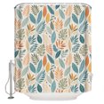 thumbnail image 1 of Tropical Plants Bathroom Shower Curtains with 12 Hooks Polyester Waterproof Shower Curtain for Stalls and Bathtubs Retro Rustic Summer Jungle Palm Leaves Decorative Bathroom Curtain 72x96 Inches, 1 of 9