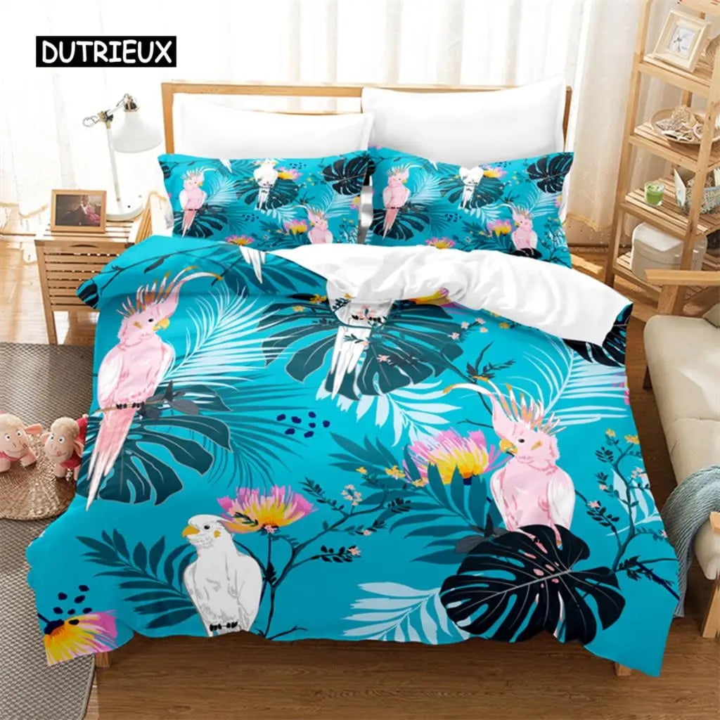 Tropical Plants Bedding Set Duvet Cover Set 3d Bedding Digital Printing